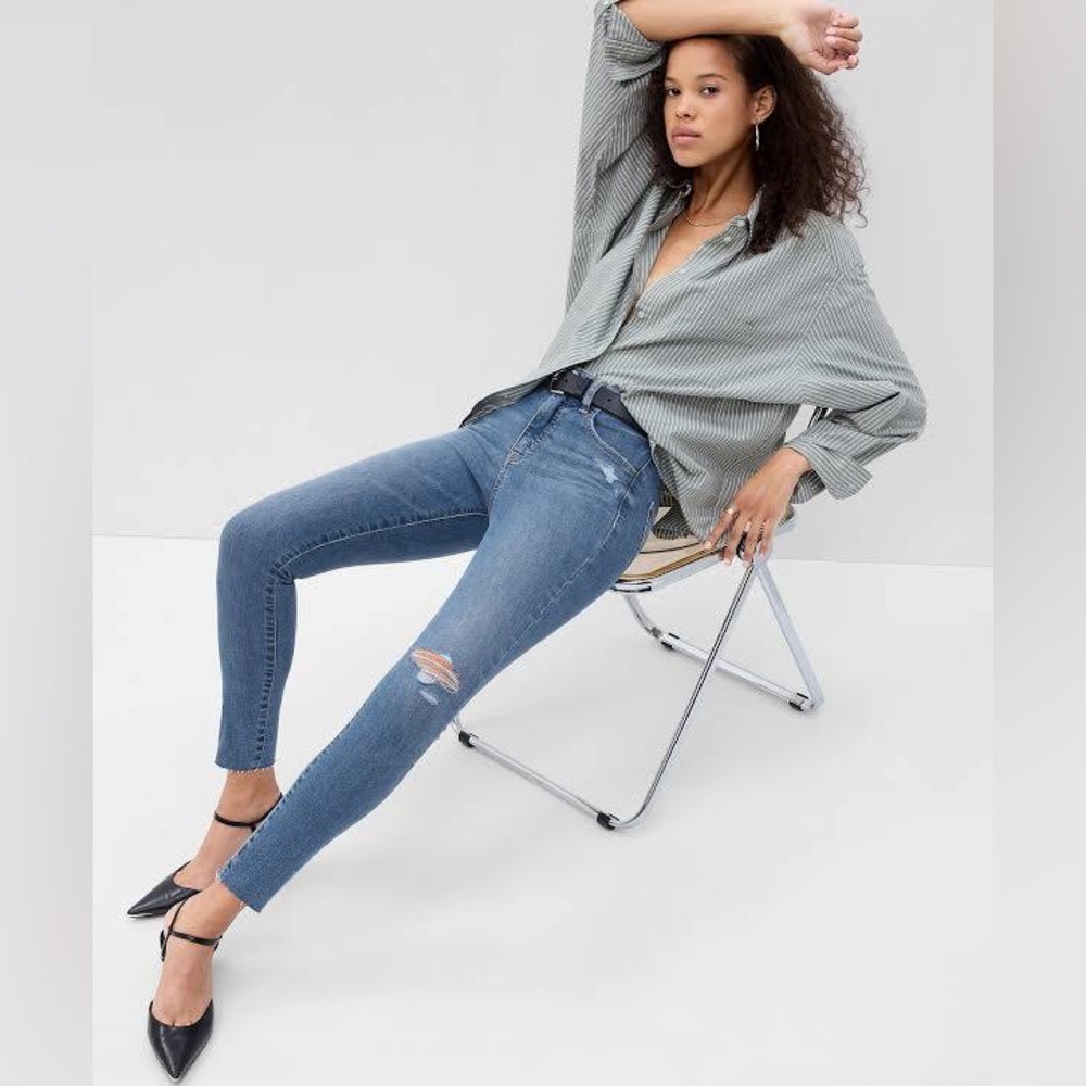 NWT - Gap Denim Jeans - High Rise Favorite Jeggjng - Size 0/25R